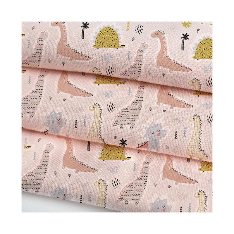 40支双面针织棉定制布料数码印花一米起订数码印花毛布