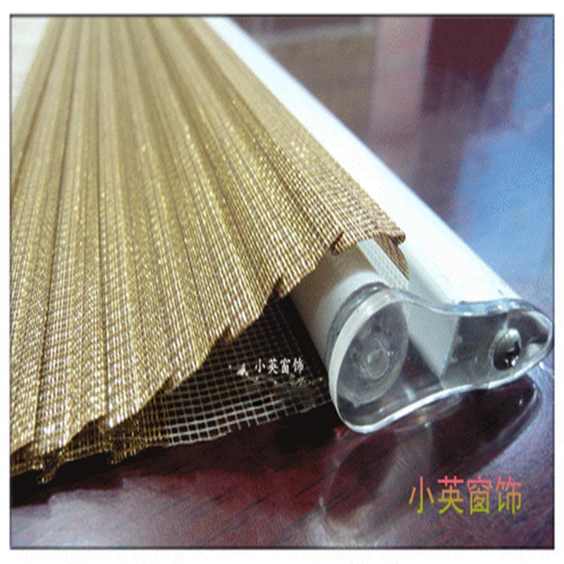 批发韩式柔纱帘双层加厚金丝提花客厅卧室浴室卷帘百叶窗厂家直销