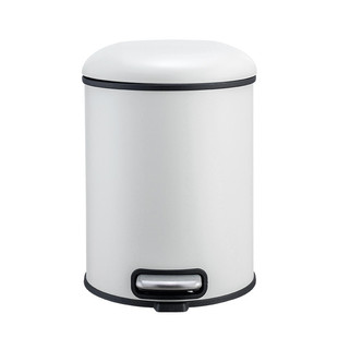 供应5l8l12l不锈钢脚踏缓降内圆形带垃圾桶家用桶收纳桶