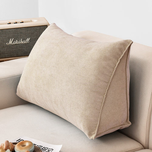 三角沙发靠垫卡座床头靠枕办公室床上腰枕靠背垫抱枕靠背腰垫软包