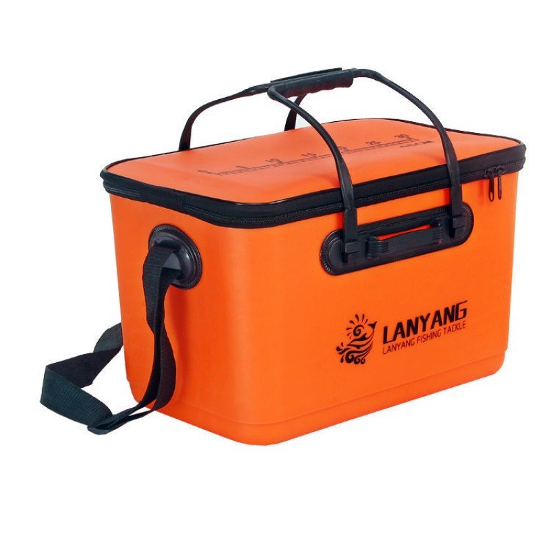 加厚活鱼桶一体硬壳钓鱼桶装鱼桶eva硬箱鱼桶多功能饵料底鱼护桶