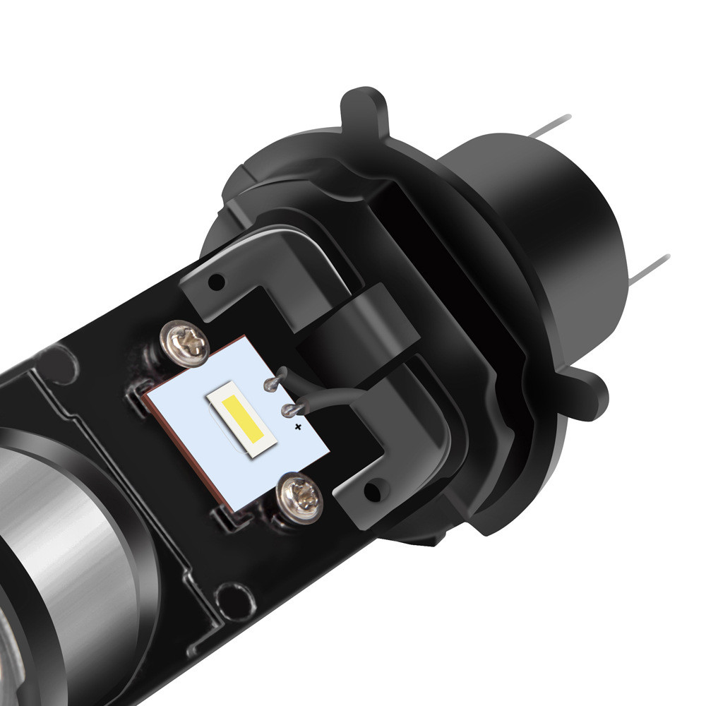 2021新款Y6迷你 透镜led车灯h4鱼眼y6d 直插小双光透镜一体h4灯泡
