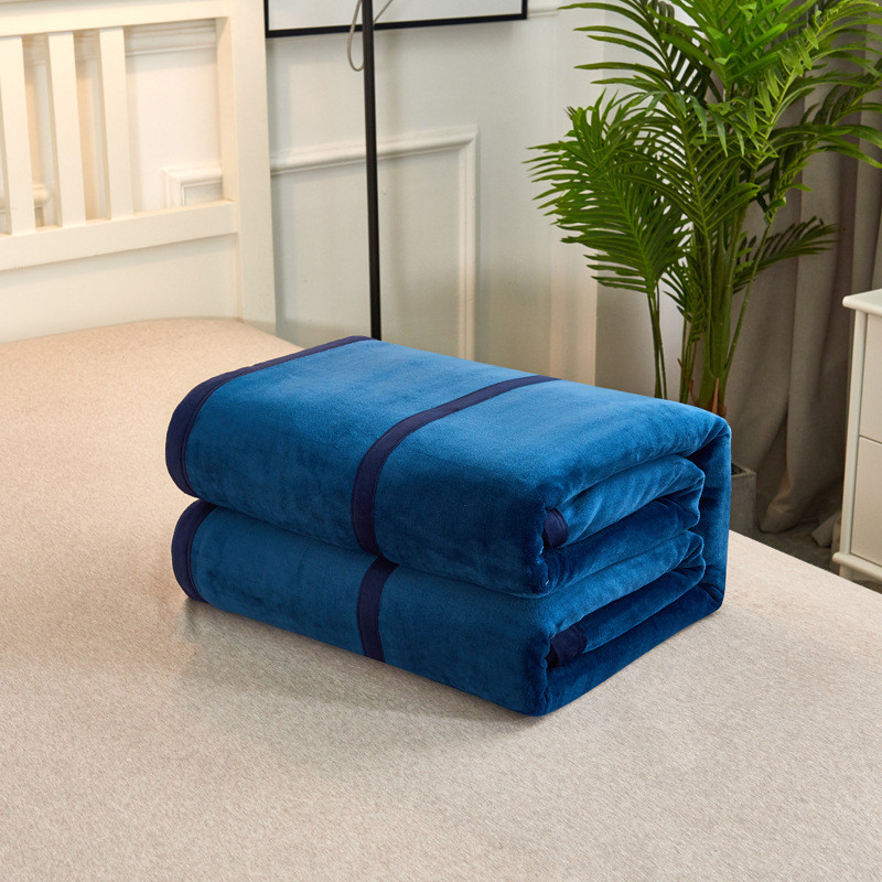毛毯加厚冬季盖毯毯子毯子保暖珊瑚毛绒双人法兰绒贝贝绒速热毯