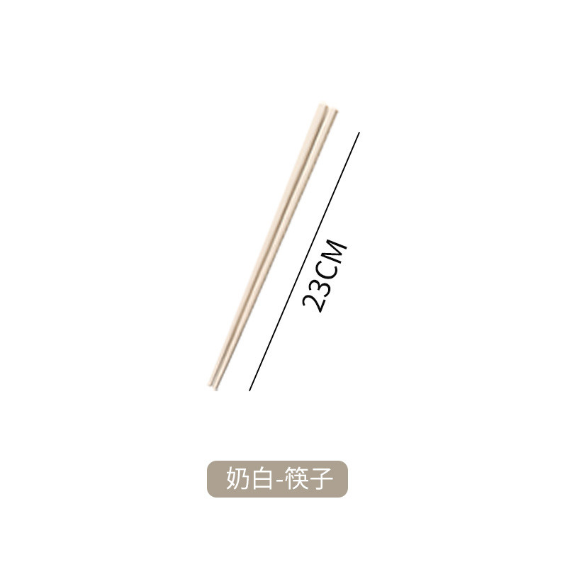 奶油风碗碟套裝家用陶瓷餐具釉下彩碗筷盘子碗全套组合碗具高颜值