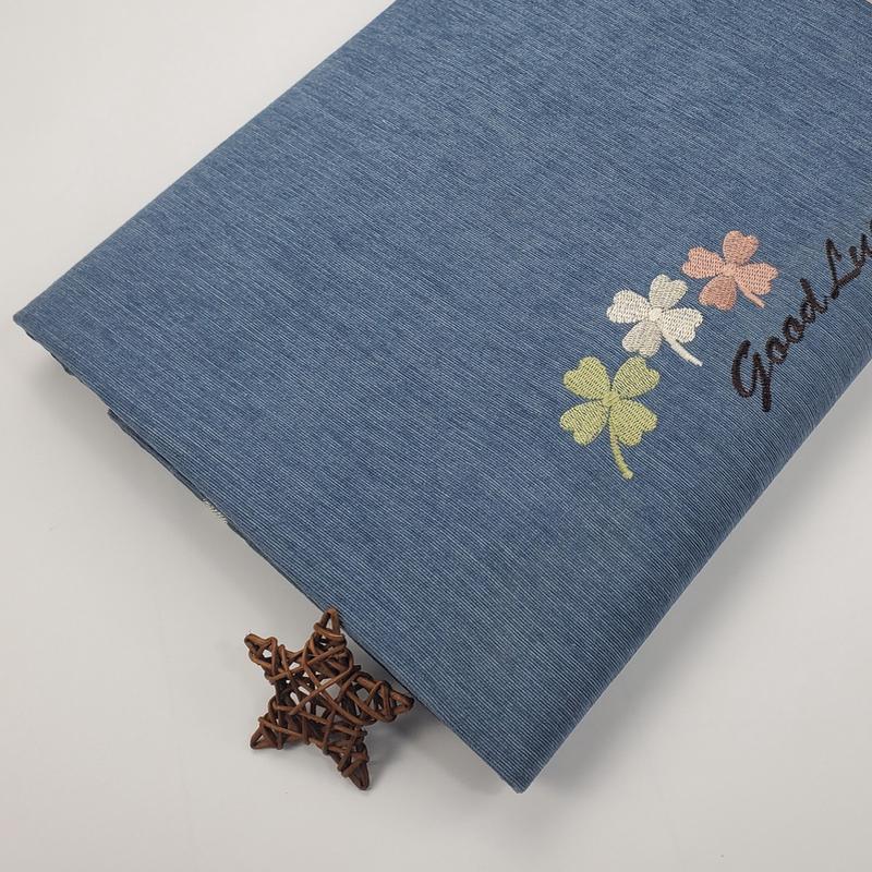 莫兰迪绣花沙发垫布料批发抱枕台布四季面料防滑复合沙发垫子布