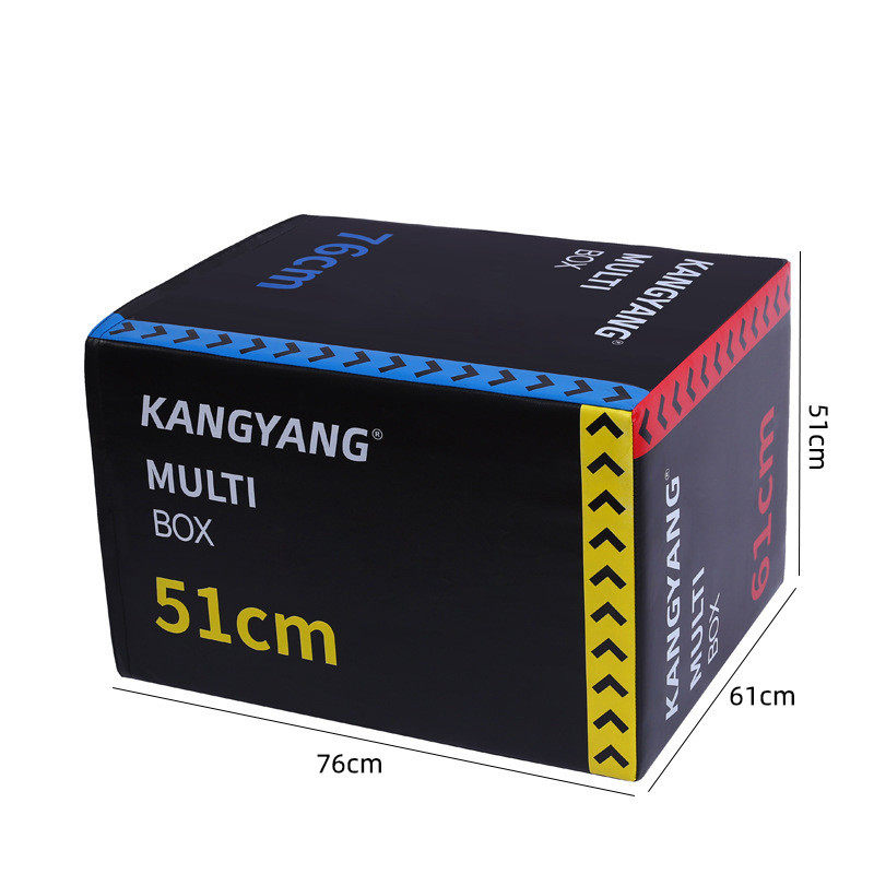 BOXJUMP三合一PU皮质软式软包跳箱健身房跳马私教健身训练跳箱