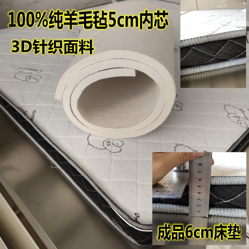升级款新品纯羊毛毡子可订羊毛毡炕毡垫子学生防潮床毡床毡床无味