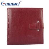 直销皮革pu皮面大6寸相册200张插页式 影集创意礼品6寸过塑相簿本