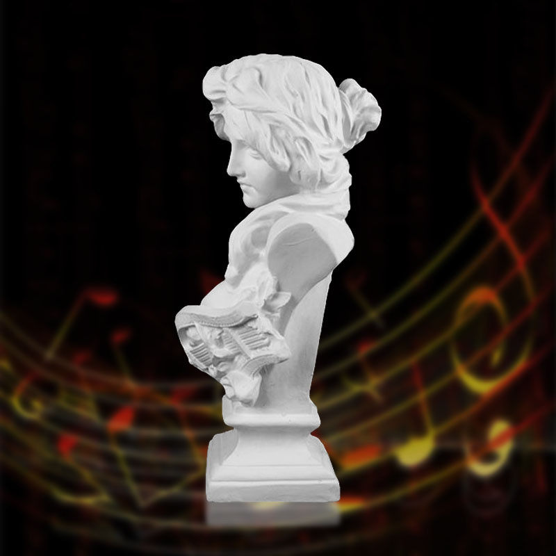 艺伯乐石膏像大琴女73cm美术写生静物素描人像教具雕塑雕像摆件