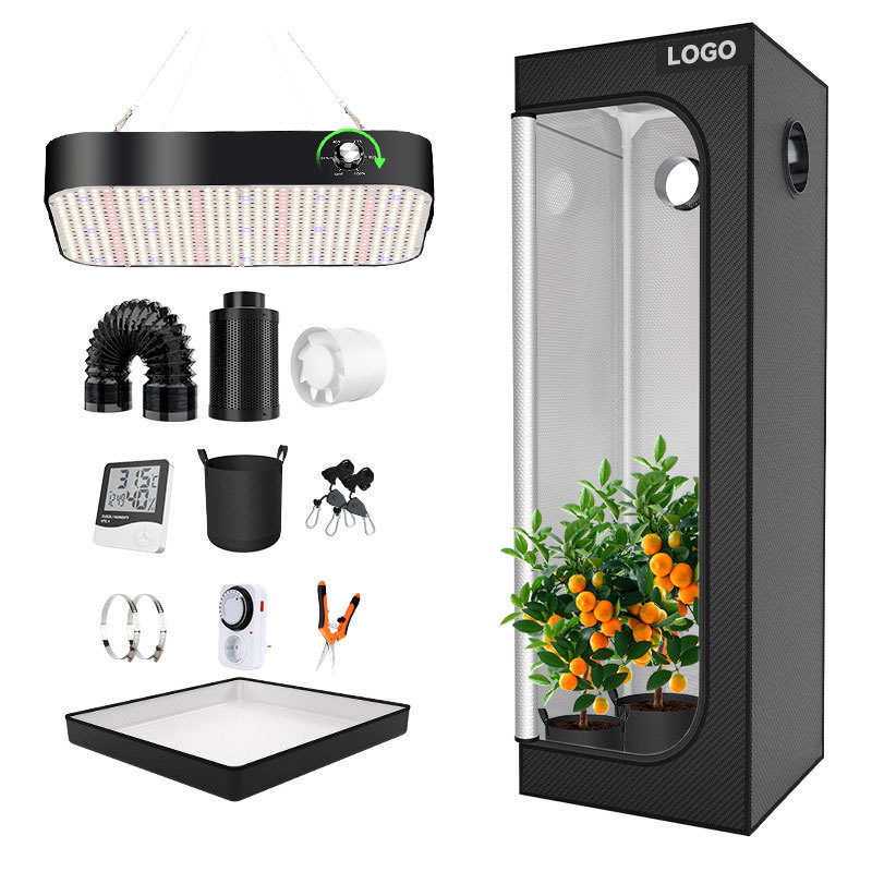 40*40*120cm工厂直供帐篷生长水培植物套装可调节灯室内培植