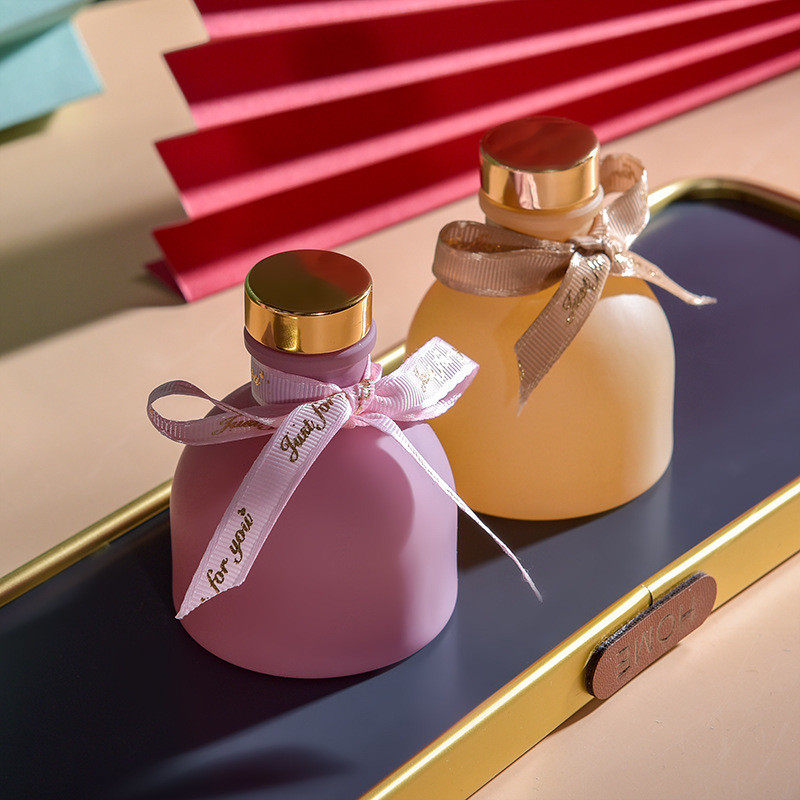 创意卧室50ml无火香薰精油家居车载液体香氛蒙古包干花藤条伴手礼