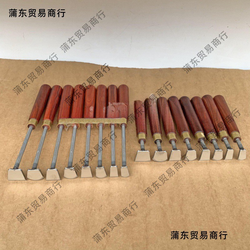 羚羊角刮丝红木刮刨木工勾刀刮刨已开口刮刨木工刮白钢刮刀锋利