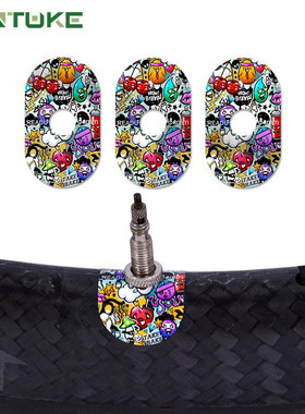 READU自行车气嘴贴纸公路车山地车单车气嘴垫贴法嘴美嘴通用R010