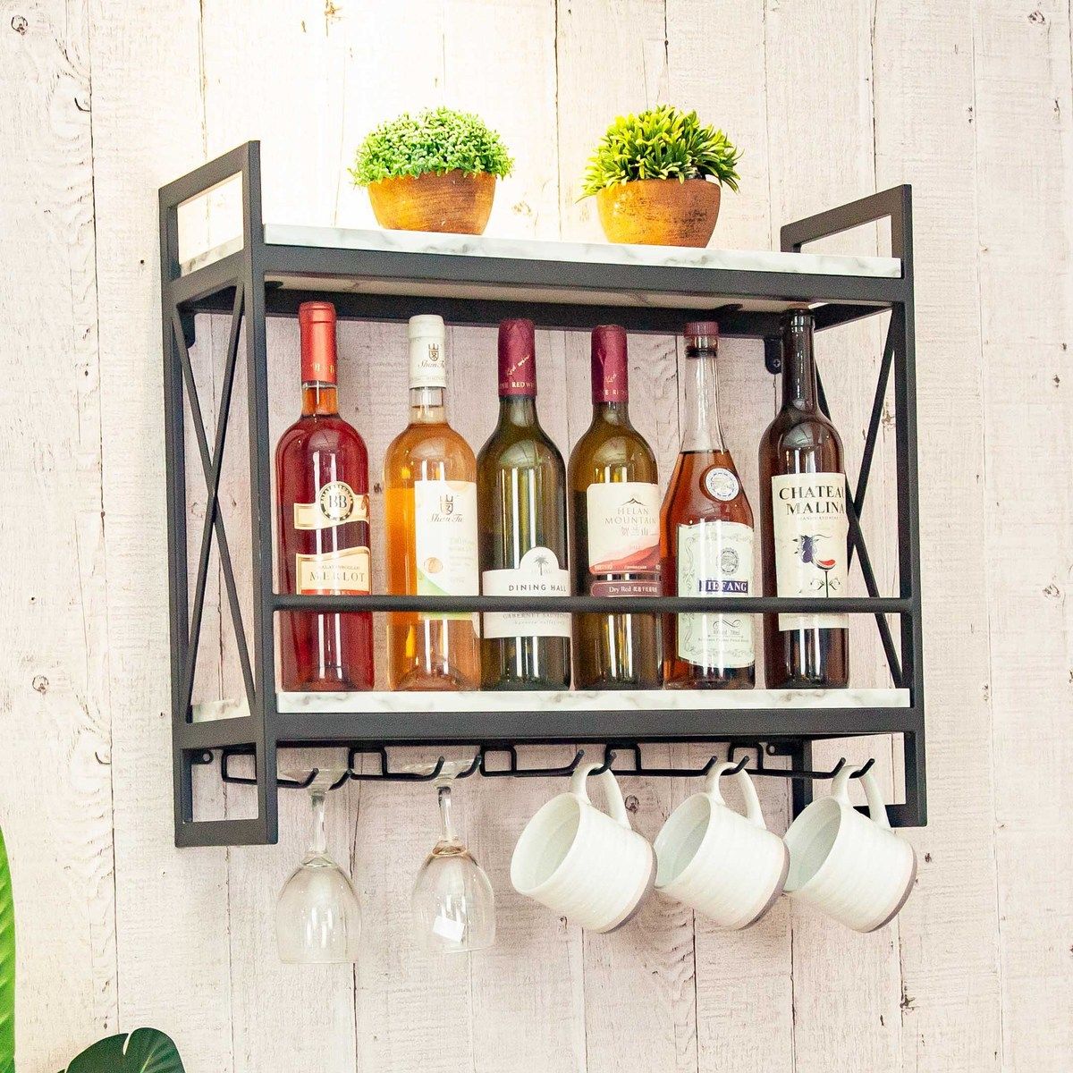 红酒架书架壁挂轻奢酒柜展示架墙上装饰置物架家用酒吧酒杯收纳架,家居饰品,装饰摆件,淘宝优惠券,粉丝福利购,淘宝优惠卷