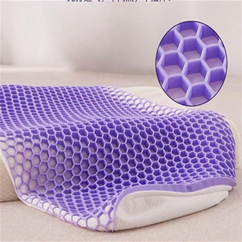 凉爽天然乳胶波浪枕头蜂窝枕夏天进口透气不闷汗tpe枕套