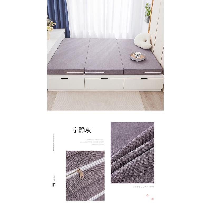 海绵床垫学生宿舍地铺午睡垫子榻榻米飘窗垫加厚单人可折叠海绵垫