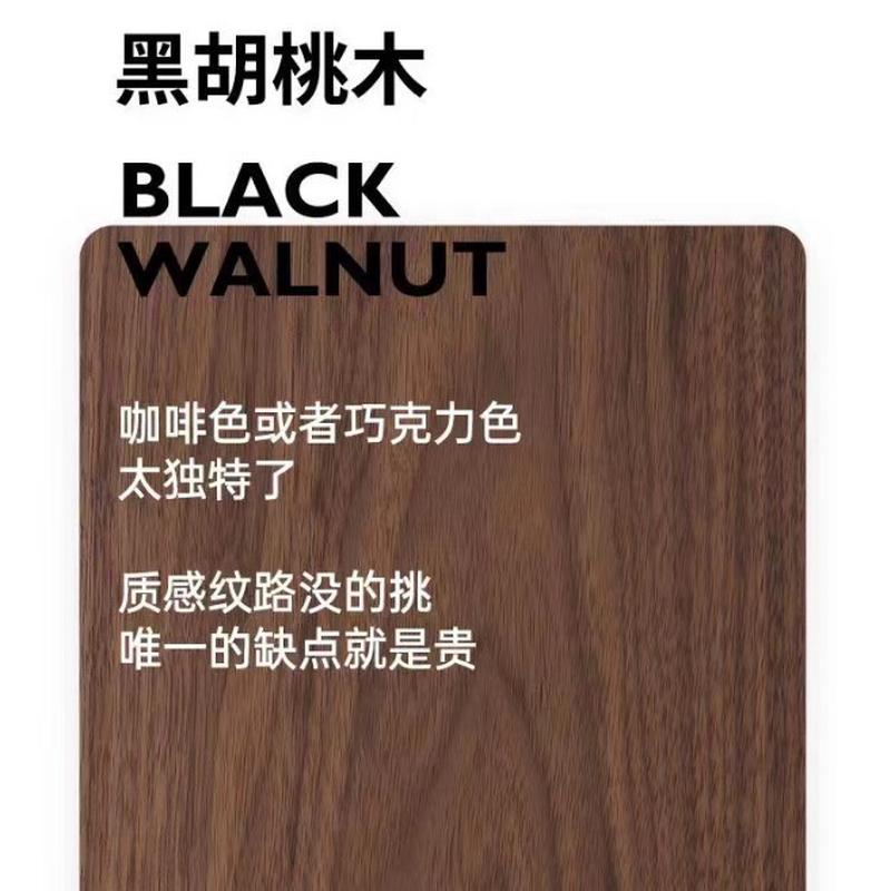 北欧餐边柜实木收纳柜一体靠墙吧台黑胡桃木日式玻璃高柜酒柜家具
