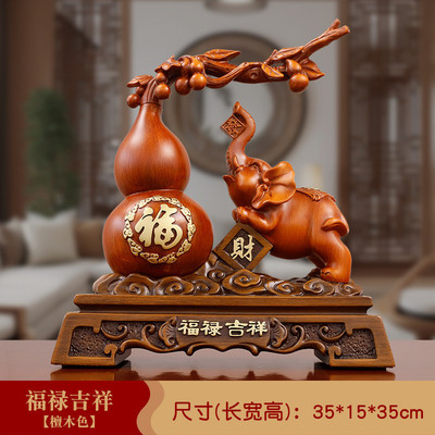 福禄树脂工艺品厂家葫芦大象义乌吉祥客厅鱼缸玄关书桌装饰品摆件