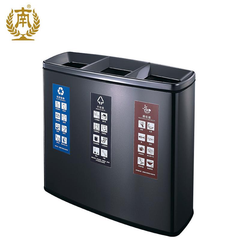 广州类gpx-218x3大容量分类垃圾桶室内外三分南方四分类座底桶