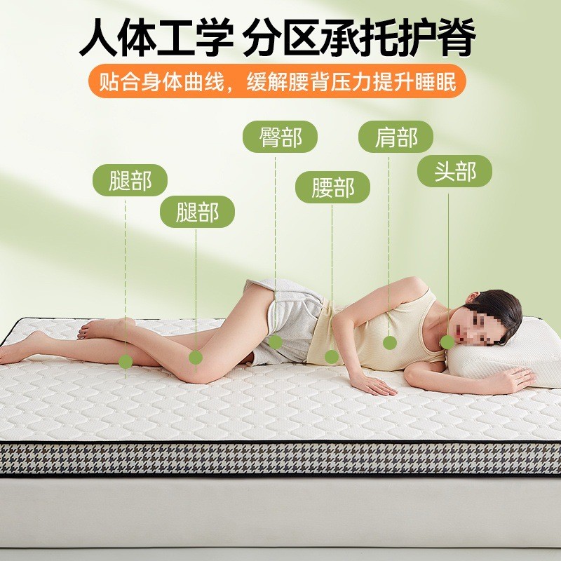 热销加厚记忆棉软垫家用卧室双人1米8乳胶床垫榻榻米垫子海绵垫床