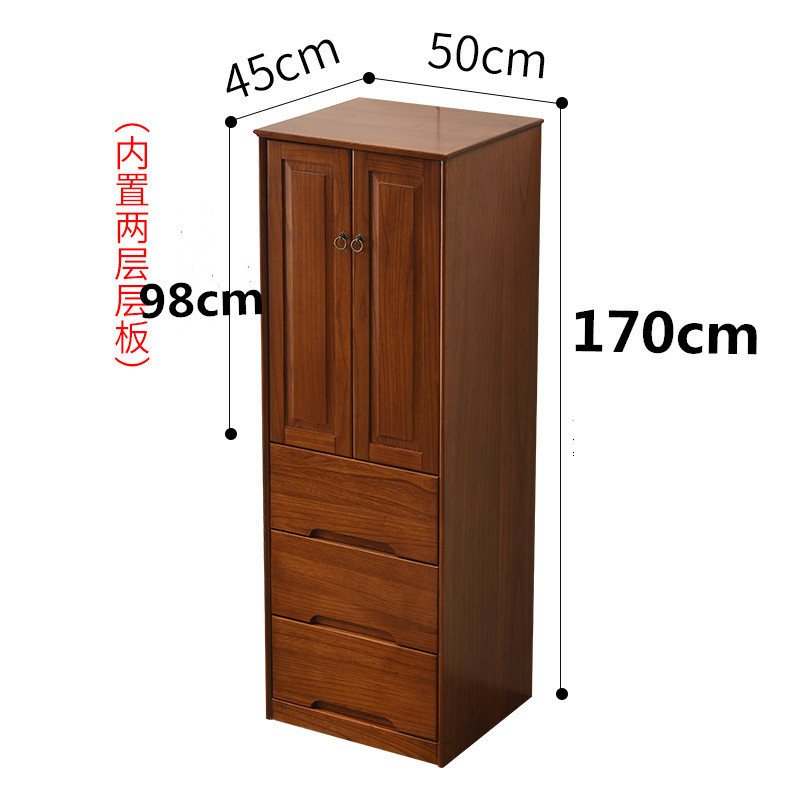 gz6m边柜夹缝抽屉式收纳柜加深50/40/30cm实木窄缝储物五斗柜小床