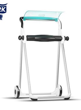 热销多康落地式产品支架纸架蓝色可移动清洁布支架652000搭配擦拭