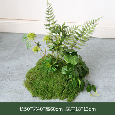 仿真苔藓微景观室内客厅假植物绿植造景组合青苔仿生橱窗装饰布景