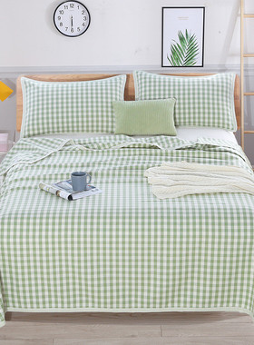 btv4亚麻凉席三件套1.8m床笠可水洗夏季粗布冰丝苎麻乳胶软床单