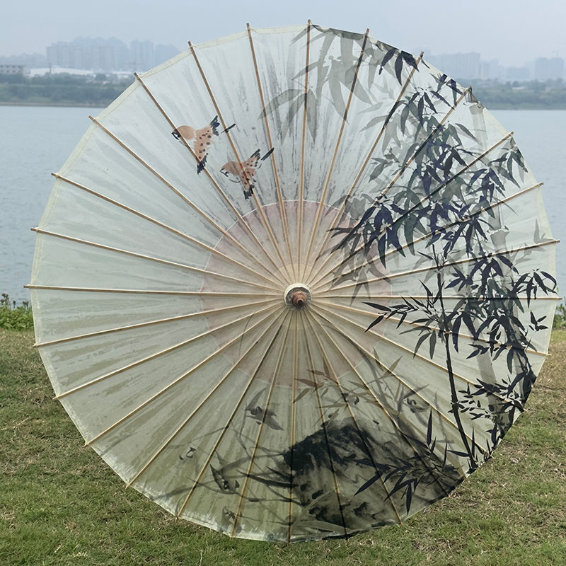 中国风汉服演出桐油伞油纸伞防雨古典水墨道具伞舞蹈伞拍摄古风无