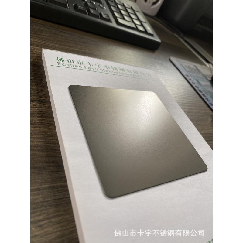 剪刨不锈钢压古铜拉丝板雾面喷砂哑光黑不锈钢包边装饰条彩色板