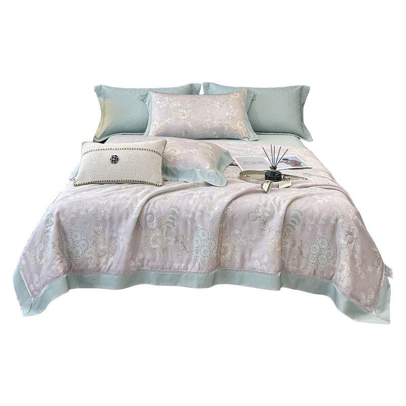 南通空调被轻奢级50支莱赛尔天丝夏被四件套夏季厂家薄被子批发