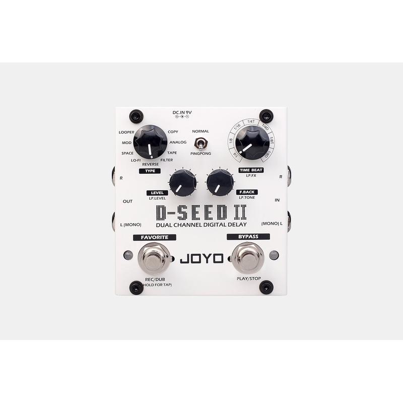 JOYOD-SEEDII二代双通道延时四种延时模式电吉他单块效果器