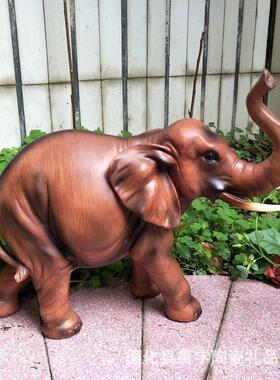 欧式创意混树脂批动物工艺品招财大象家居饰品摆件a5566