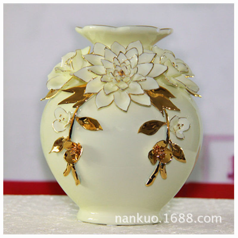 现代简约时尚摆设工艺品家居饰品摆件客厅书房陶瓷花瓶婚庆礼品