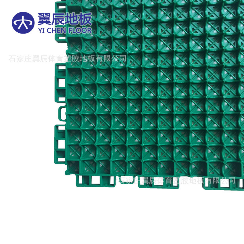 学校户外软质悬浮拼装地板方扣雪花米悬浮式拼装运动地板地垫