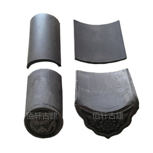 青瓦翘角挑角古建配件琉璃飞檐佰屋顶瓦片吻兽葫芦宝鼎新品卷尾轩