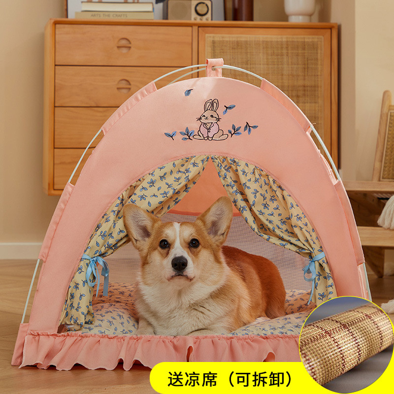 宠物帐篷猫咪可拆洗猫窝猫窝四季通用帐篷狗笼封闭式猫窝批发