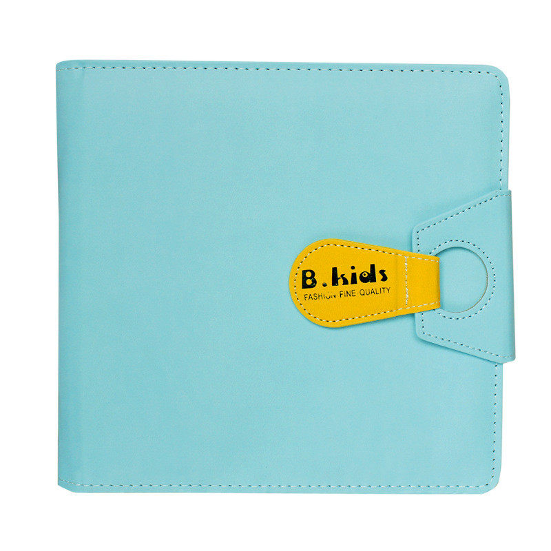 相册diy手工纪念册宝宝照片书相册儿童成长记录皮质家庭影集