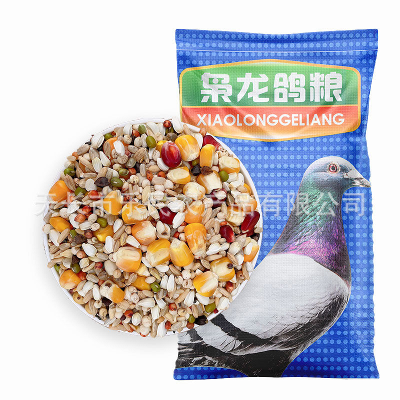 龙枭鸽粮无豌豆赛飞f1赛鸽信鸽鸽子食鸟食饲料50斤浙江沪皖包邮