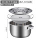 304不锈钢油商用带盖带滤网厨房家用猪油盆耐高温盆油缸装 油罐子