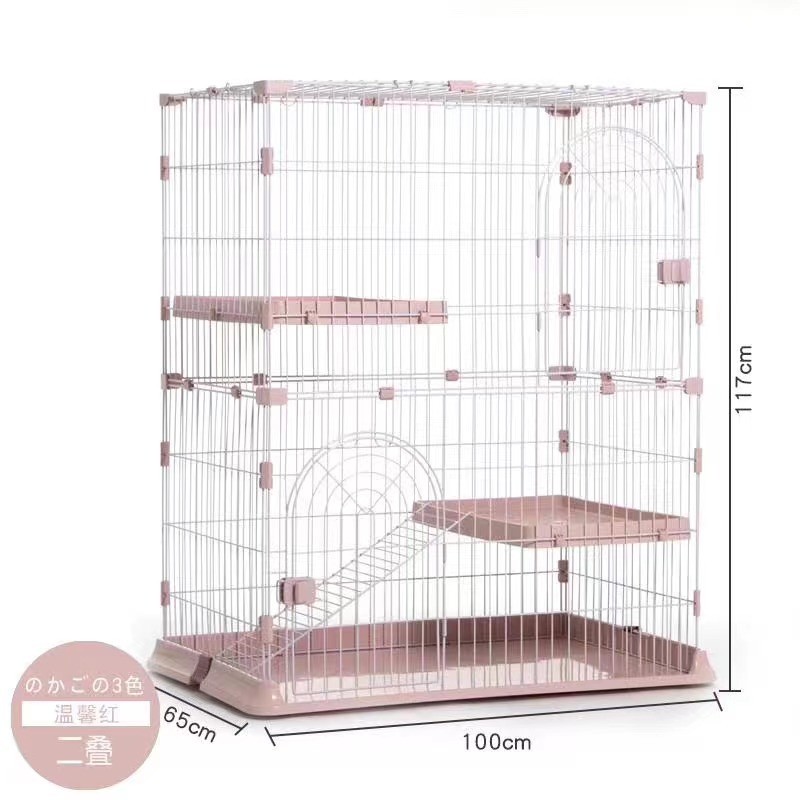 猫别墅猫笼子室内自由空间两层三层小型家用双层猫屋猫咪用品舍猫