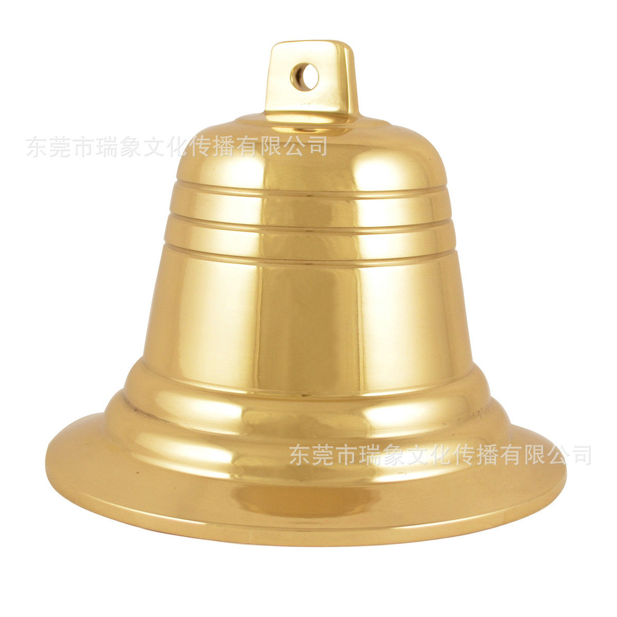 5寸铜钟黄铜/大小号铃铛船钟学装饰摆件
