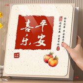 布艺6寸相册插页式 家庭大容量5寸混合影集相片收纳册照片水晶相簿