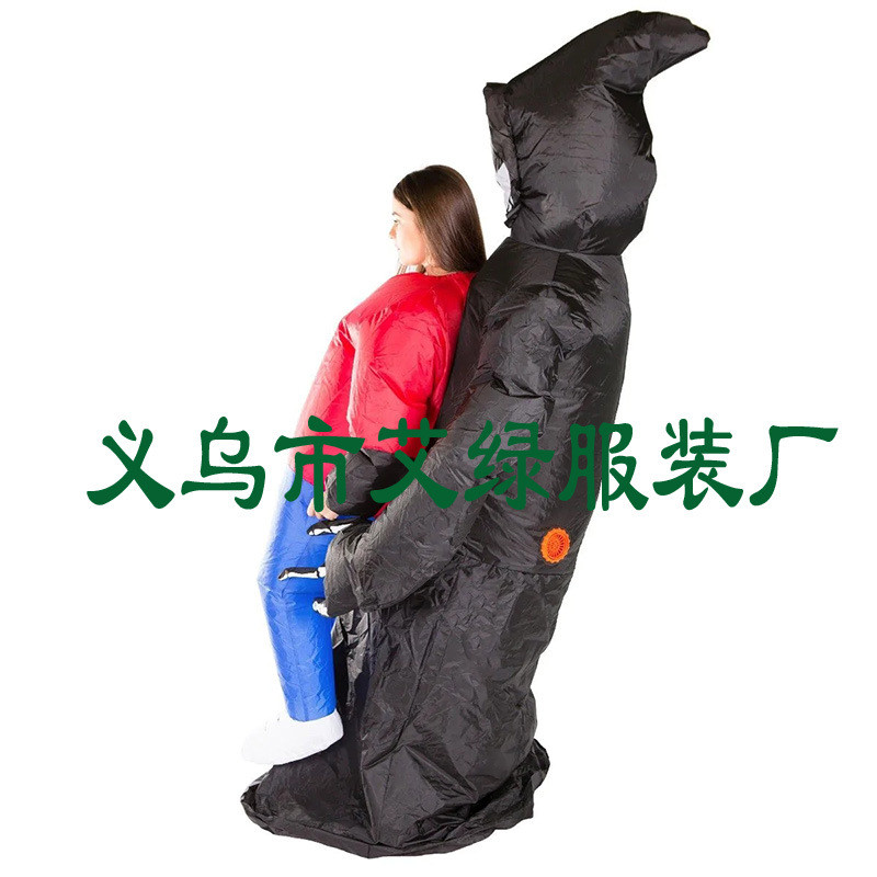 热销跨境货源万圣节派对活动户外搞笑死聚会表演团建神鬼抱人充气