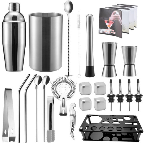 冰粒亚克力套装件调酒器酒吧工具24鸡尾酒冰桶套装新款