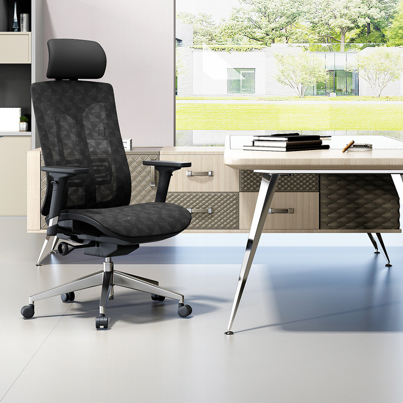 热销电脑椅家用久坐椅子靠背办公椅网布透气工学电竞转椅升降可躺