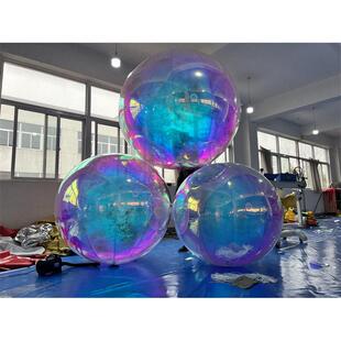 大型镭射炫彩镜面球酒吧光球舞台装饰商场美陈悬挂圆球反婚礼装饰