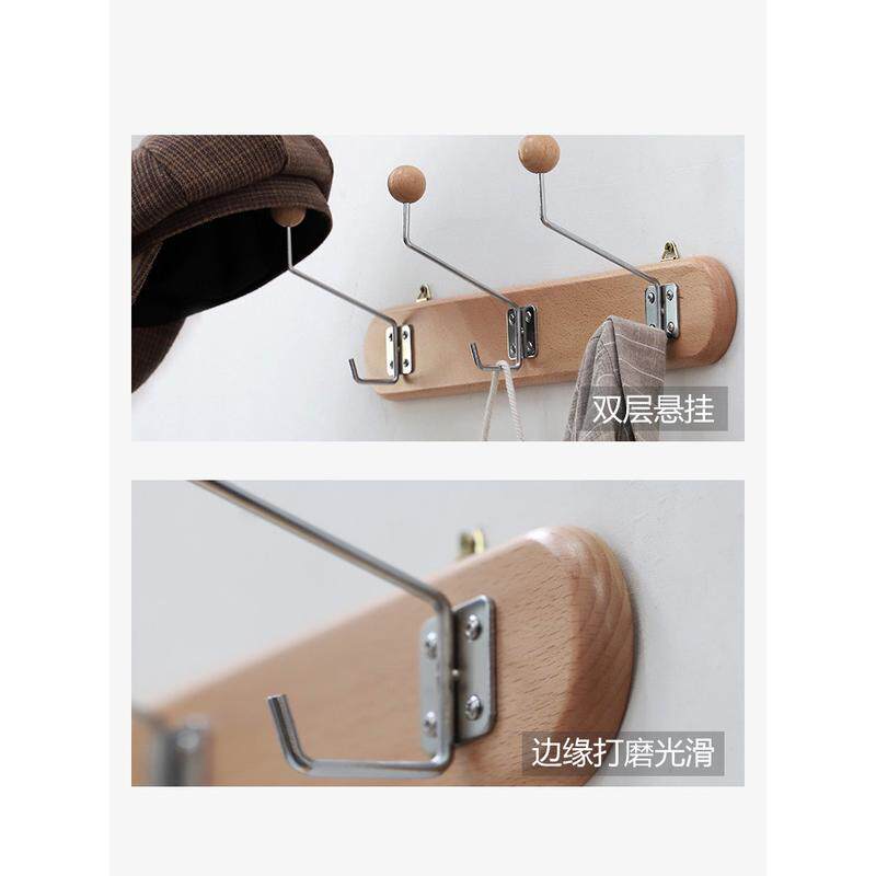 bg54批发玄关中古服装店试衣间入户ins挂衣架墙上壁挂挂钩复古实