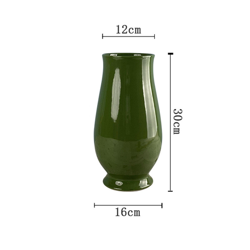 现代简约景德镇陶瓷花瓶居家客厅摆件样板房玄关干花插花水培装饰