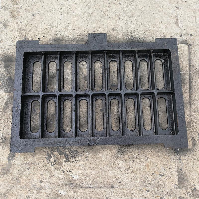 厂家供应墨雨井盖雨水箅子套300*500铸铁水口路边箅子排水沟盖板